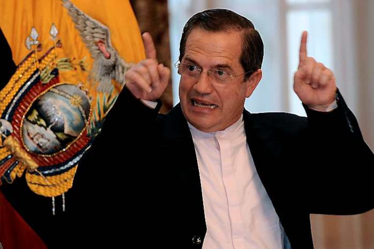 Canciller ecuatoriano, Ricardo Patiño AFP RODRIGO BUENDIA