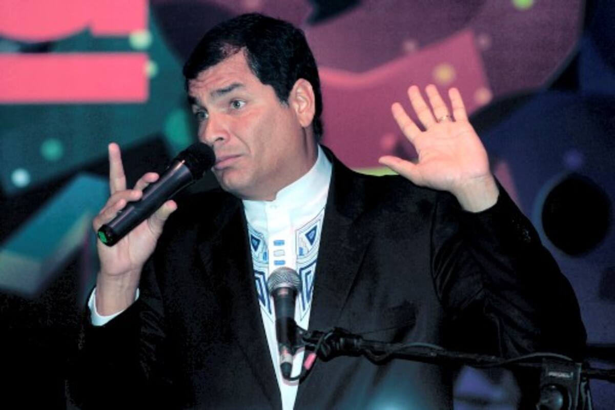Rafael Correa, presidente de Ecuador. AFP ERNESTO BENAVIDES