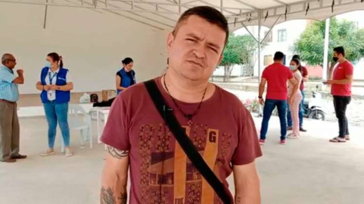 Édgar Omar Ayala Pinto, líder social asesinado por alias 'Javi' en 2022.
