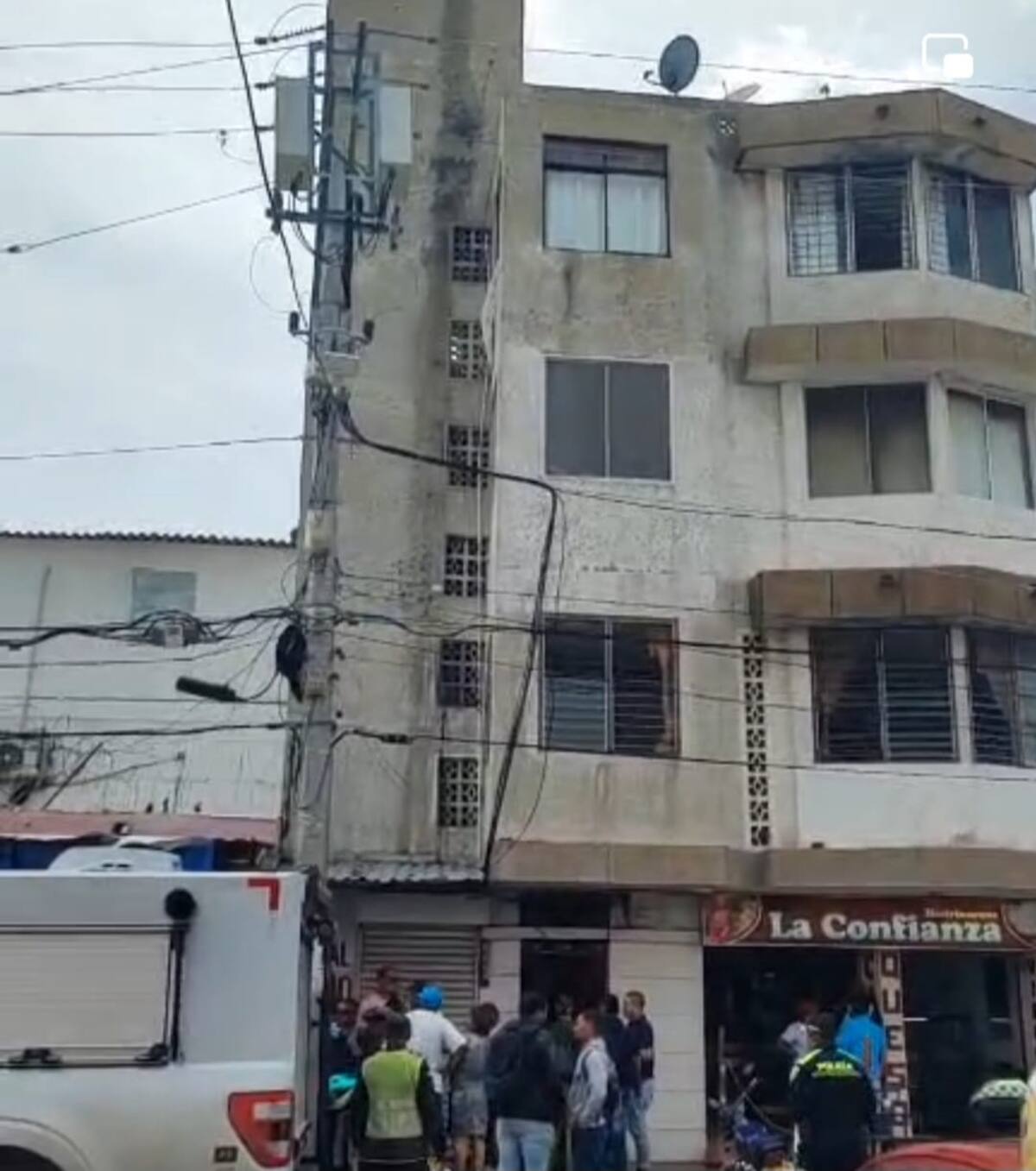 En este edificio ocurrieron los hechos. //Foto redes sociales