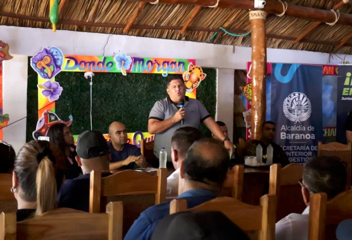 Edinson Palma, alcalde de Baranoa, convocó para este viernes 17 de abril un Consejo de Seguridad en esa población con presencia del ministro de Defensa, Pedro Sánchez.//Cortesía Alcaldía de Baranoa.