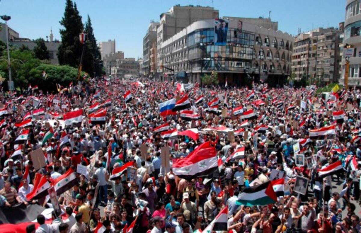 La crisis política que vive Siria continúa. Manifestaciones se presentan casi a diario en las calles de gran parte del país. AFP