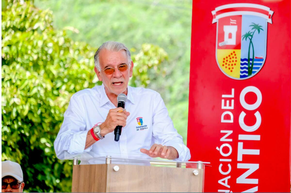 Eduardo Verano De La Rosa, gobernador del Atlántico.//Cortesía.
