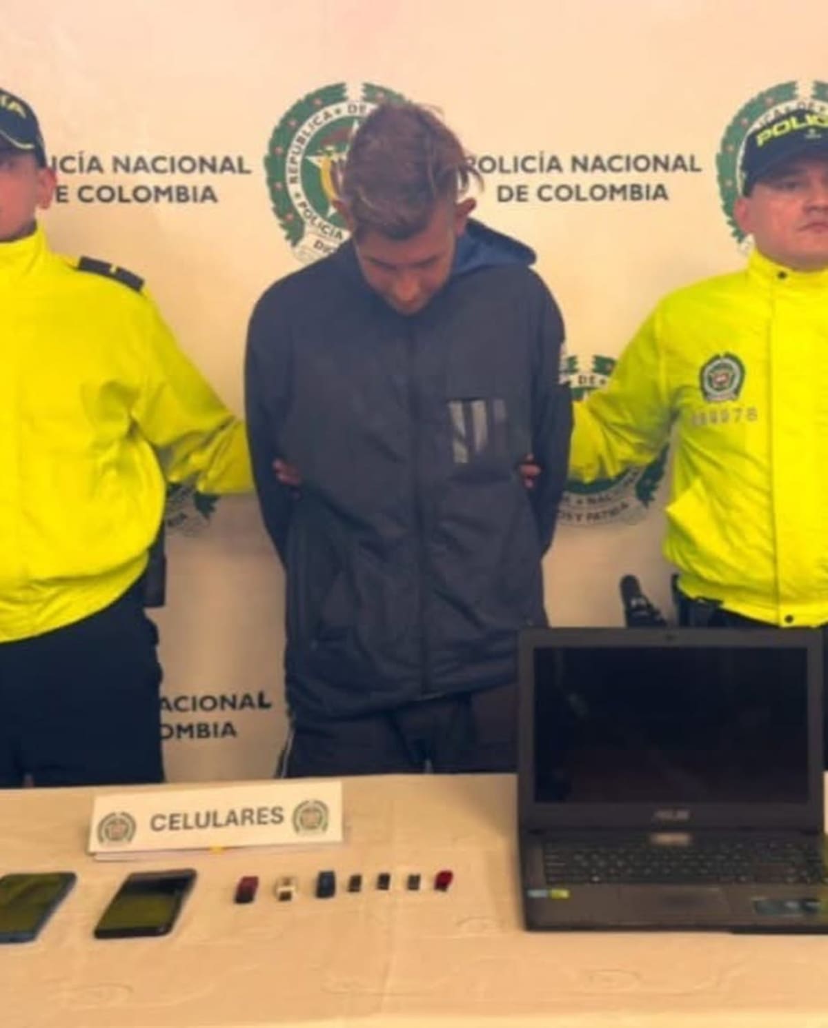 Edwin Fabián Cardona Baquero, capturado por abuso sexual de menores . // Foto: Policía Nacional