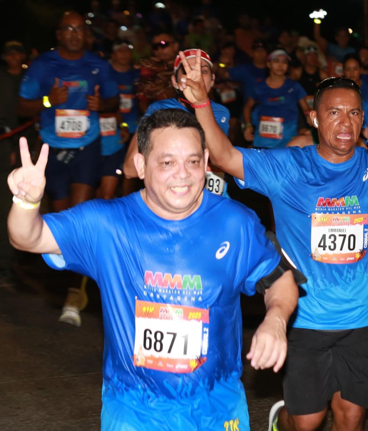 Edwin Torres hizo un buen tiempo y se disfrutó al máximo los 21 kilómetros de la Media Maratón del Mar en la pasada edición. //Cortesía