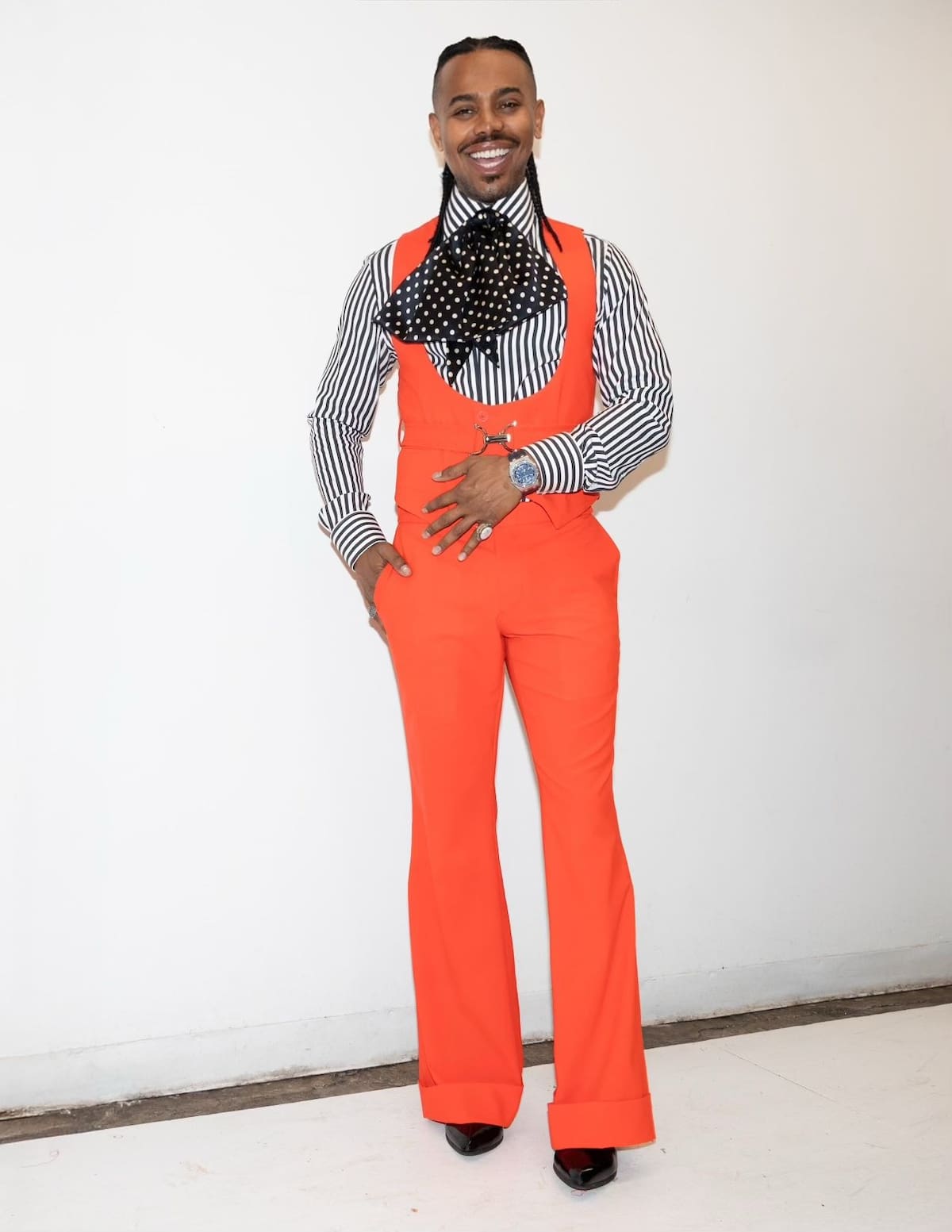 Edwing D’Angelo, diseñador colombiano, nacido en Buenaventura y radicado en Harlem, Nueva York (Estados Unidos). //Foto: Britt Carpenter - Cortesía Edwing D’Angelo.