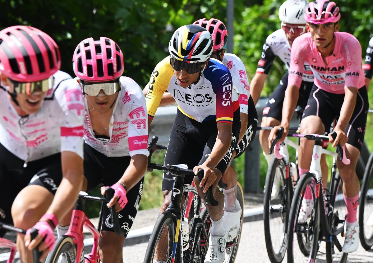 Egan Bernal vivió una jornada tranquila en el Giro de Italia. //Foto: Ineos.