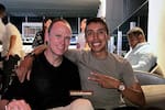 51 pisos hacia arriba: una noche con Nairo, Egan Bernal y Froome