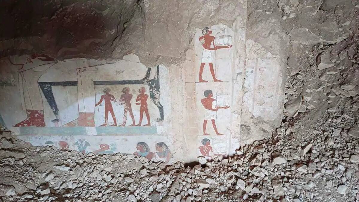 Este nuevo descubrimiento pon al descubierto como se vivía la vida en esta civilización // Ministerio de Turismo y Antigüedades de Egipto.