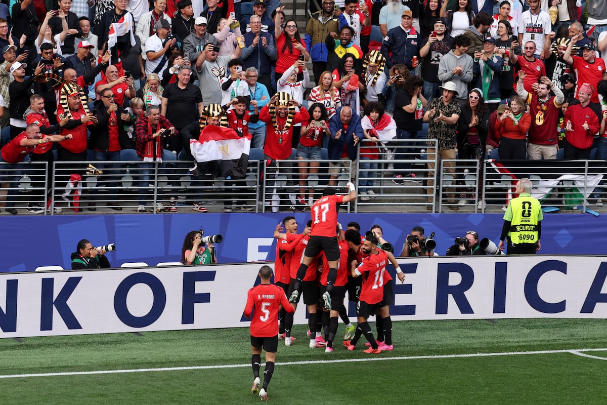 Egipto se clasificó tras su empate contra Irán en el Mundial. //Foto, AP: Maddy Grassy