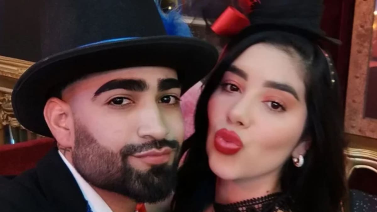Eidevin y Mariana Zapata en La casa de los famosos.