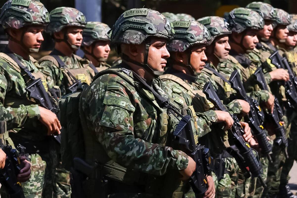 Ejército revela incautaciones récord de armas y drogas en balance 2025. // Foto: Colprensa.