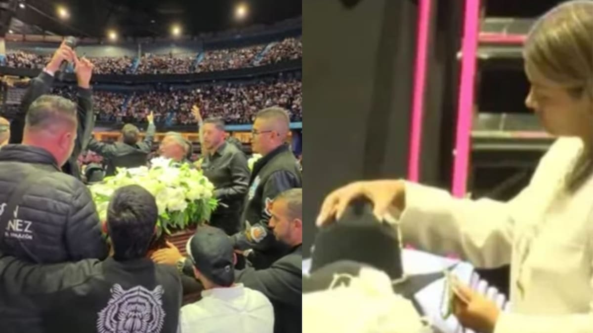 El acto de la esposa de Yeison Jiménez que hizo llorar al Movistar Arena // Captura de video
