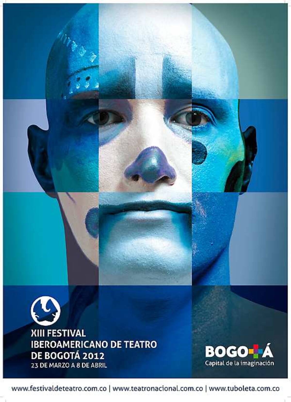 El afiche oficial del XIII Festival Iberoamericano de Teatro de Bogotá 2012 fue diseñado por Carlos Duque. COLPRENSA