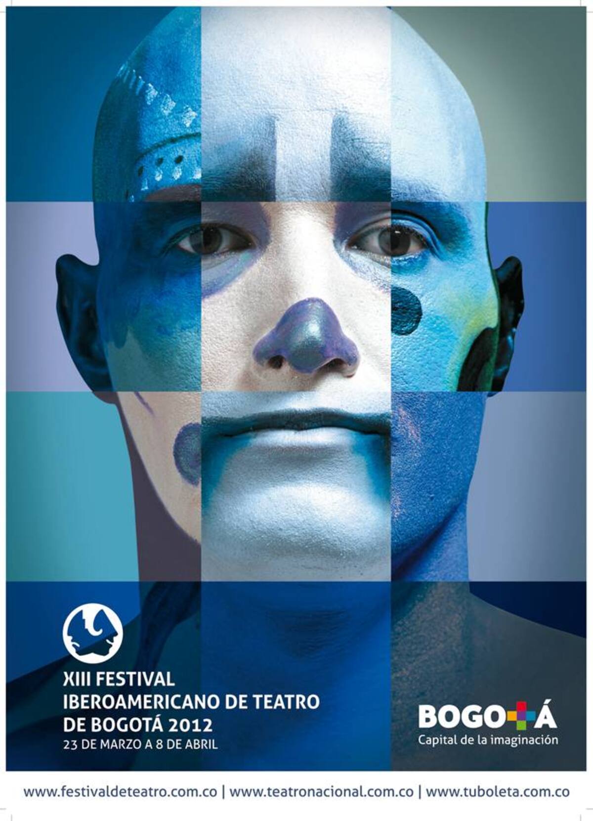 Póster oficial del Festival Iberoamericano de Teatro de Bogotá COLPRENSA