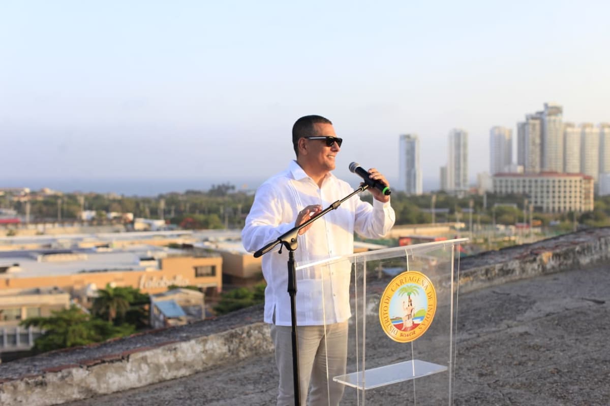 El alcalde de Cartagena, Dumek Turbay Paz. // Óscar Díaz - El Universal