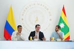 Ministro Iván Cancino se reúne con Dumek Turbay y Yamil Arana para combatir las extorsiones desde las cárceles