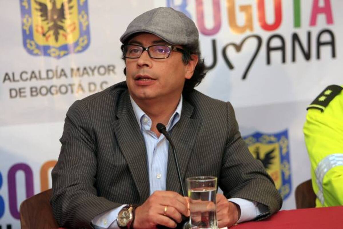 Gustavo Petro, alcalde de Bogotá. COLPRENSA