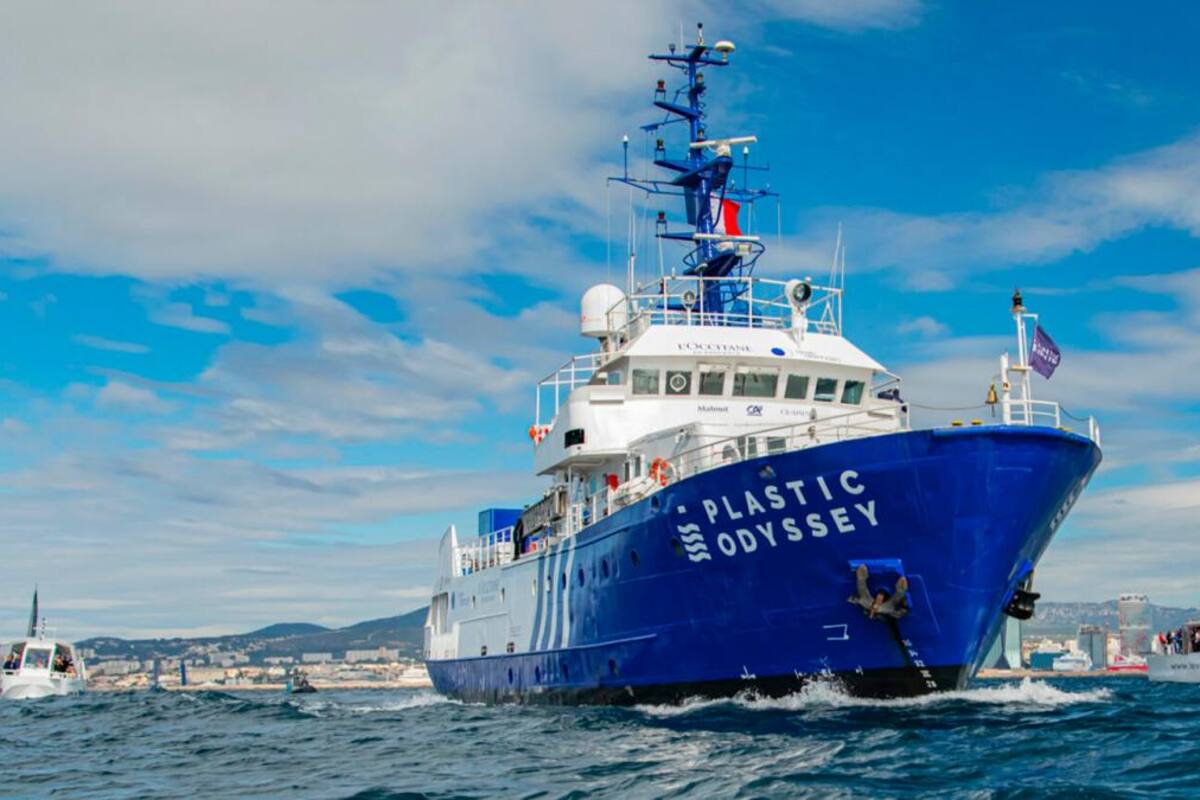 ¡Contra la contaminación! Expedición Plastic Odyssey llegó a Cartagena