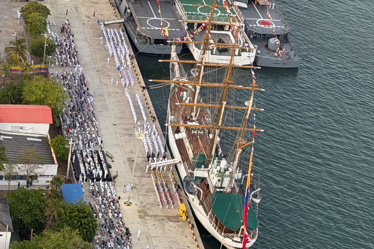 El buque escuela ARC Gloria inicia travesía internacional 2026 desde Cartagena