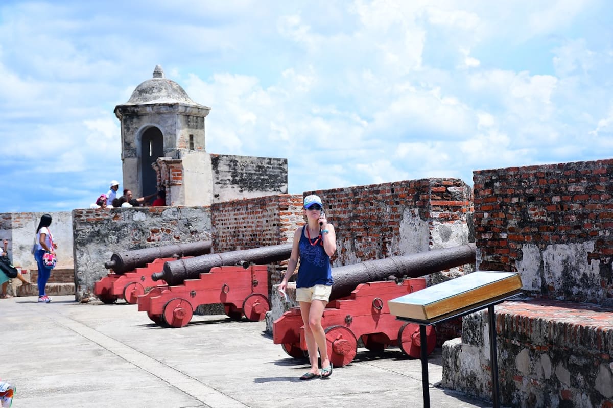 El Castillo de San Felipe de Barajas se considera la obra más destacada de la ingeniería militar española en América.