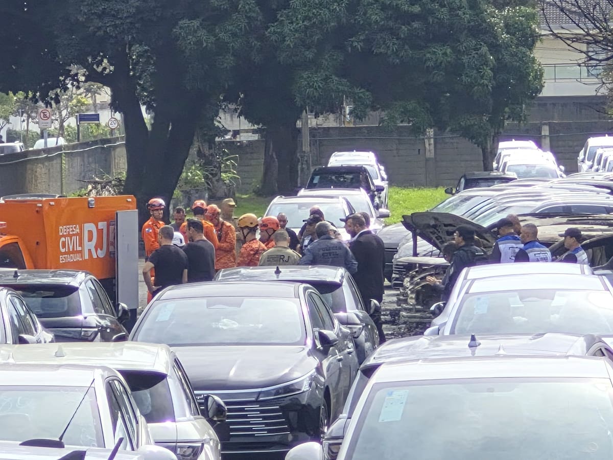 El choque de dos helicópteros en Río de Janeiro deja al menos seis personas muertas. // Foto: EFE/ Roberta Durço.