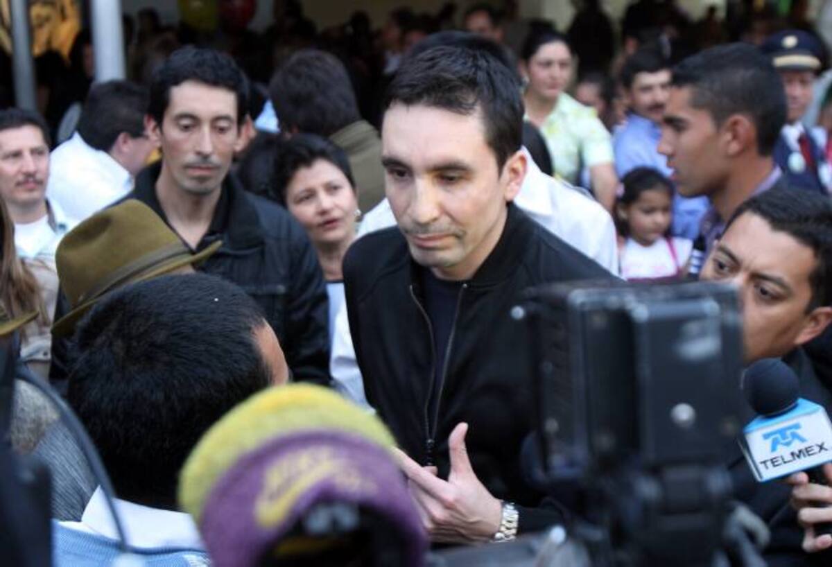 Mauricio Soler, llegó ayer a Bogotá a seguir con la recuperación.