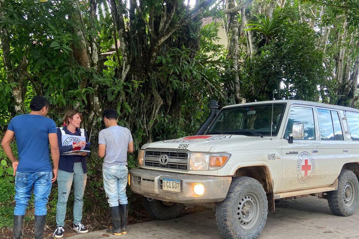 Cruz Roja recibió a dos personas que estaban secuestradas por el EGC