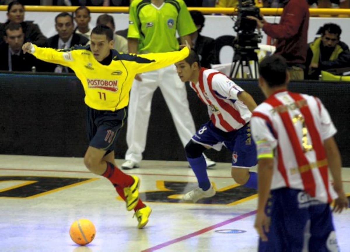En el Coliseo El Salitre de Bogotá la Selección Colombia de Fútbol de Salón se coronó campeón ante Paraguay. Colprensa-Raúl Palacios