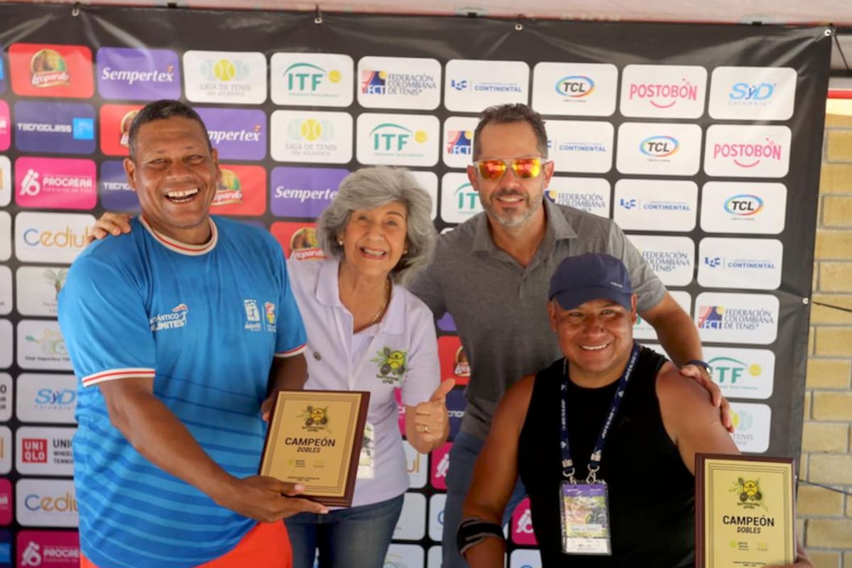 Colombiano Oquendo ganó, en dobles, el Barranquilla Open de Tenis en Silla de Ruedas