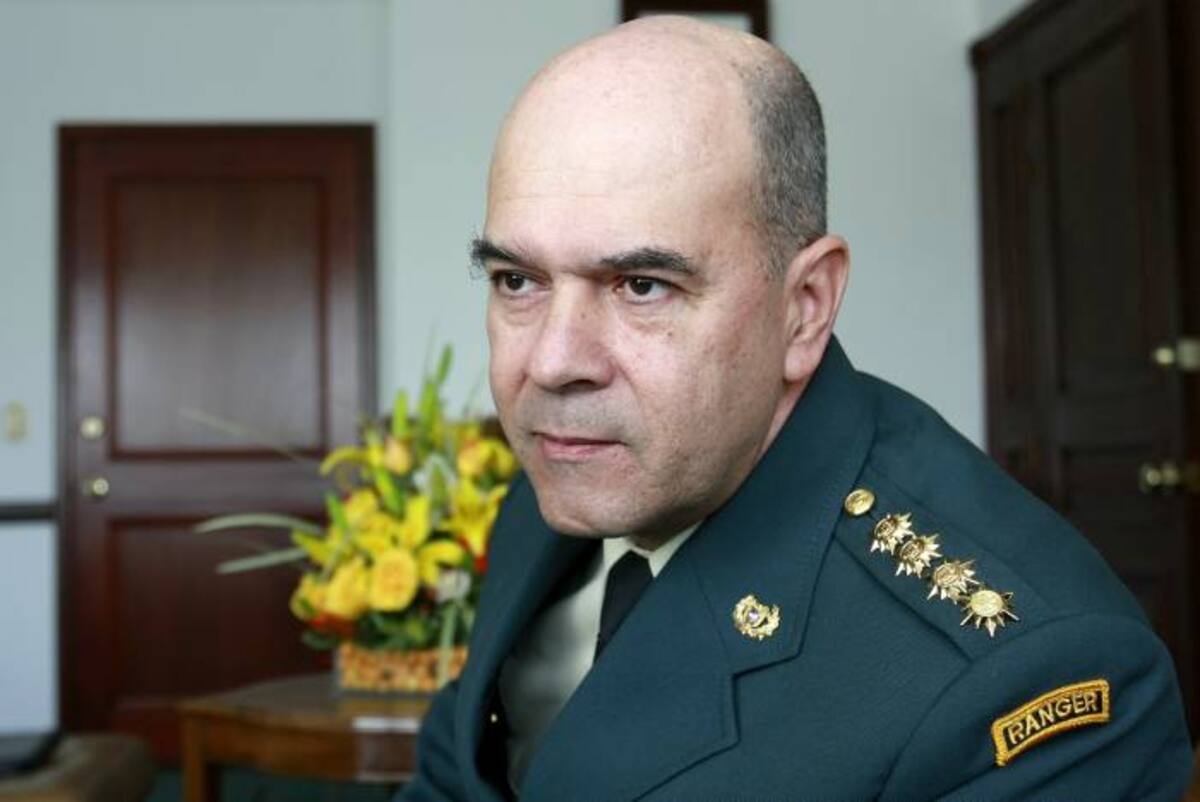 General Sergio Mantilla, comandante del Ejército. ARCHIVO