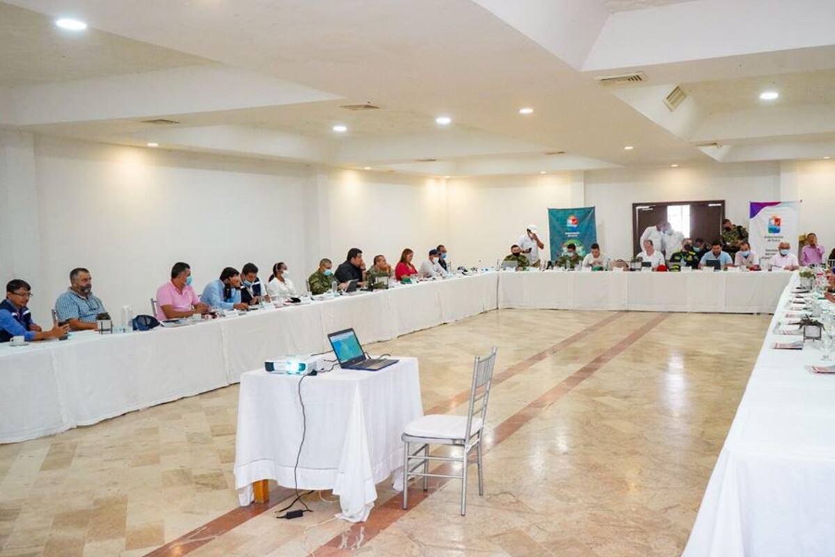 En Sucre: gobernantes y fuerza pública plantean estrategia común por la seguridad