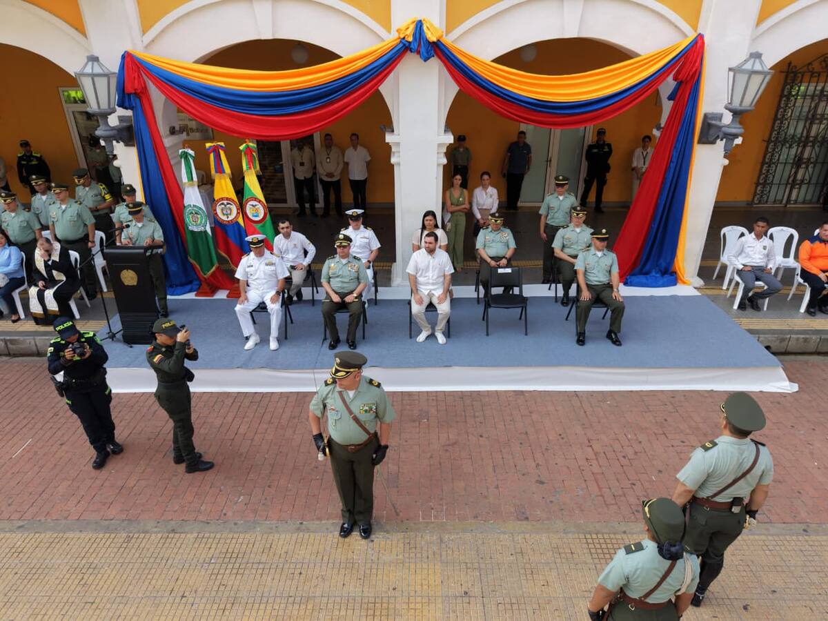 El coronel Diego Pinzón Poveda asumió el mando del Departamento de Policía Bolívar.