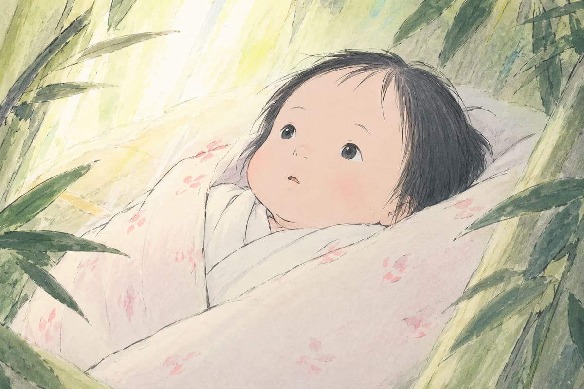 ‘El cuento de la princesa Kaguya’: una reflexión sobre el amor, la libertad y las expectativas de los padres. // Ilustración IA