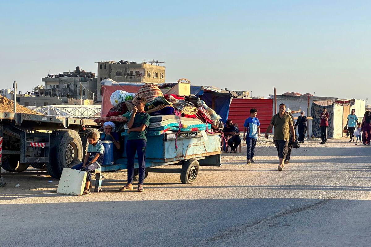 La ofensiva israelí ha desplazado a la mitad de la población en Gaza este mes