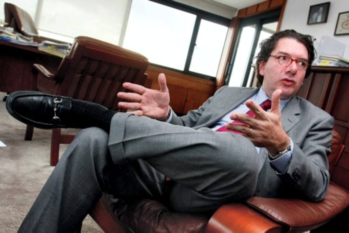 El Director Nacional de Estupefacientes, Juan Carlos Restrepo Piedrahíta, ratificó su compromiso al estar a cargo de esta institución. (Colprensa - Mauricio Alvarado)