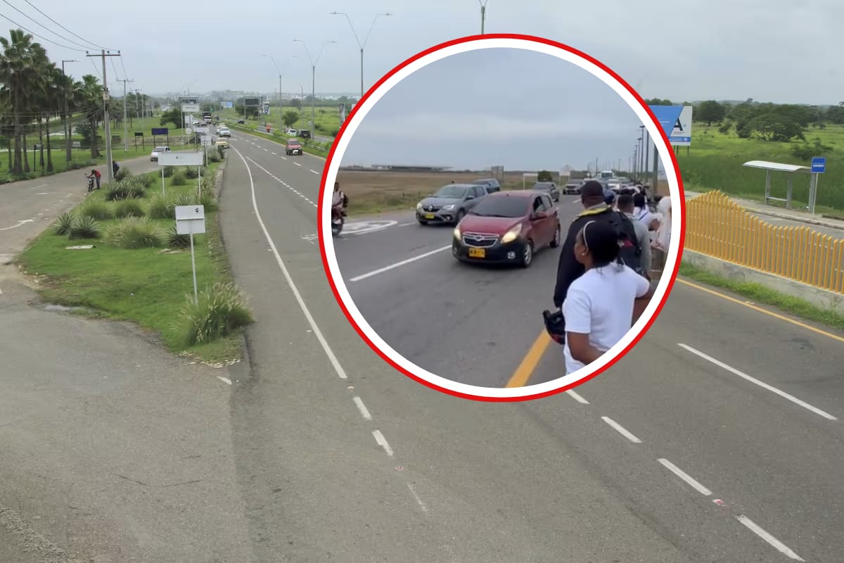 No hay bloqueo en la Vía del Mar, en la entrada de Tierra Baja: esto dice la Alcaldía