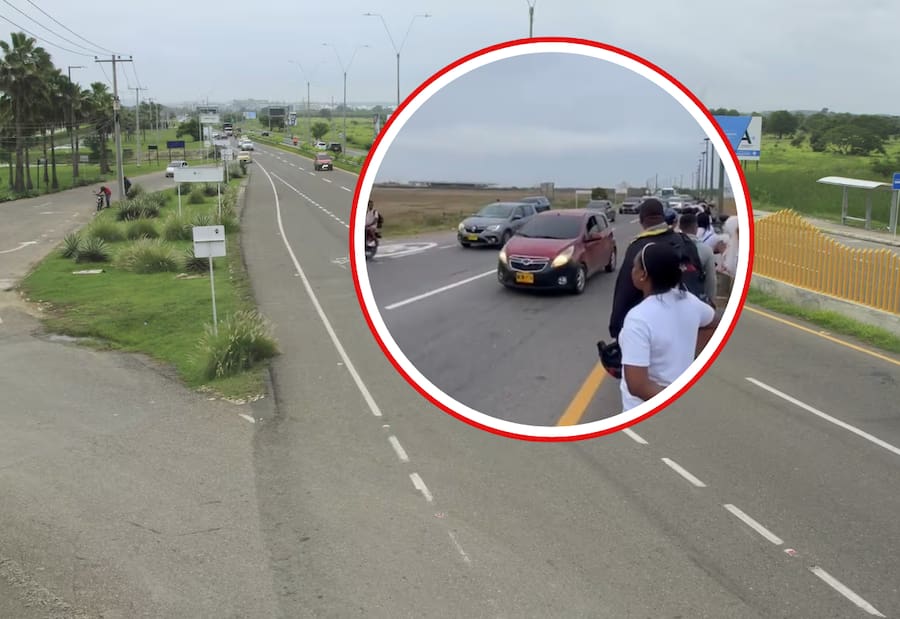 No hay bloqueo en la Vía del Mar, en la entrada de Tierra Baja: esto dice la Alcaldía
