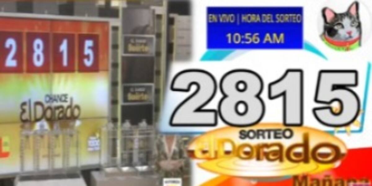 Resultado El Dorado Mañana del 31 de agosto. // Foto: captura de pantalla