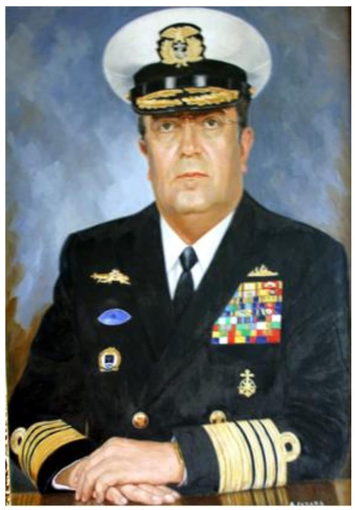 El señor exalmirante Edgar Romero Vásquez (QEPD). // Cortesía.