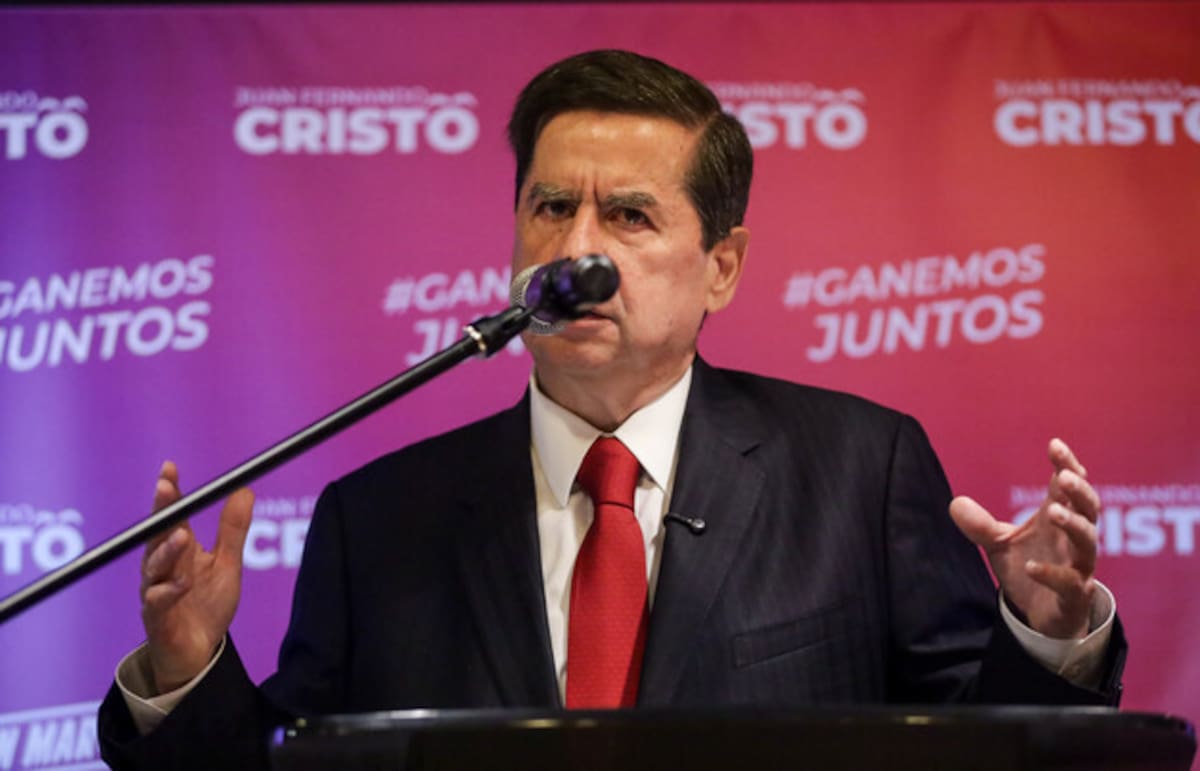 El exministro Juan Fernando Cristo. // Foto: Colprensa