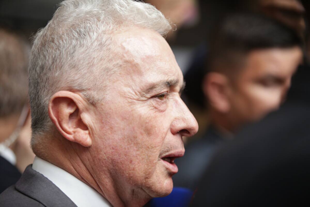 El expresidente de Colombia, Álvaro Uribe Vélez. // Foto: Colprensa