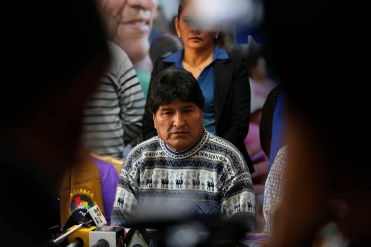 Evo Morales, expresidente de Bolivia. // Foto: archivo