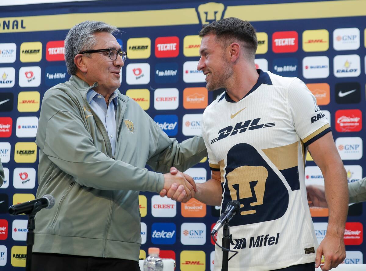 Aaron Ramsey. nuevo jugador de Pumas UNAM. EFE/ Isaac Esquivel