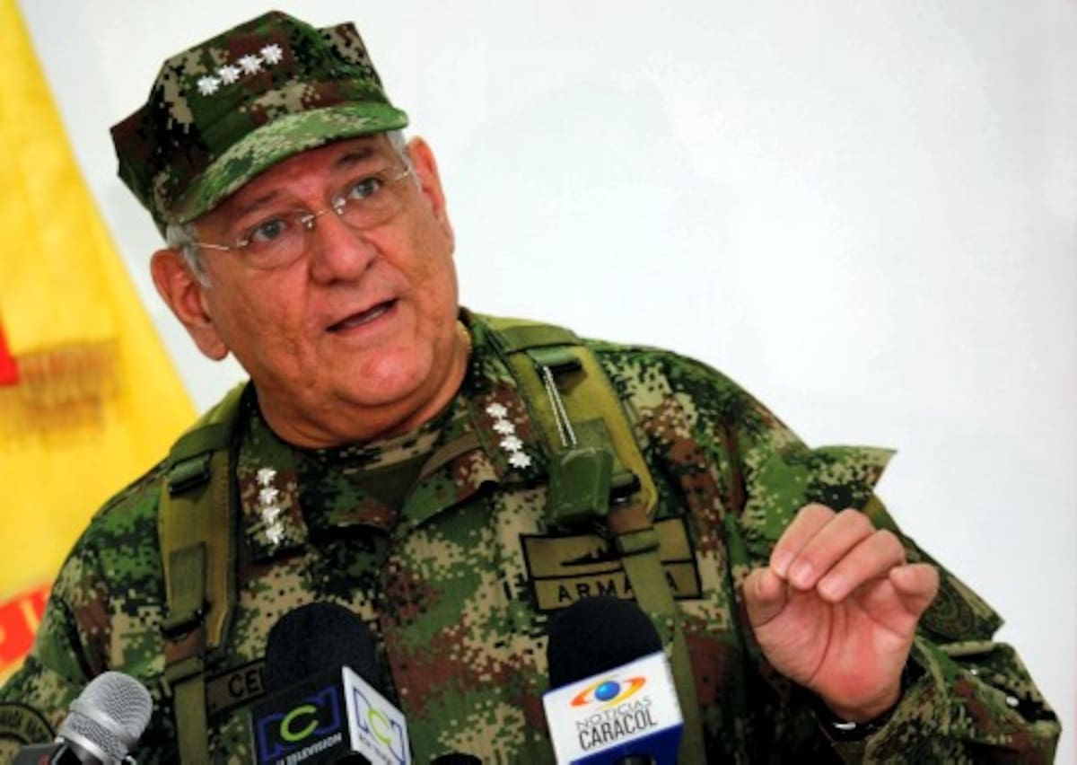 El comandante de las Fuerzas Militares, almirante Edgar Cely. COLPRENSA