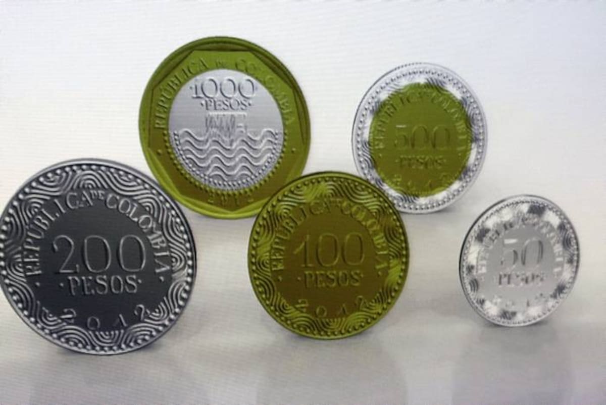 Estas son las nuevas monedas que entrarán en circulación en Colombia. COLPRENSA