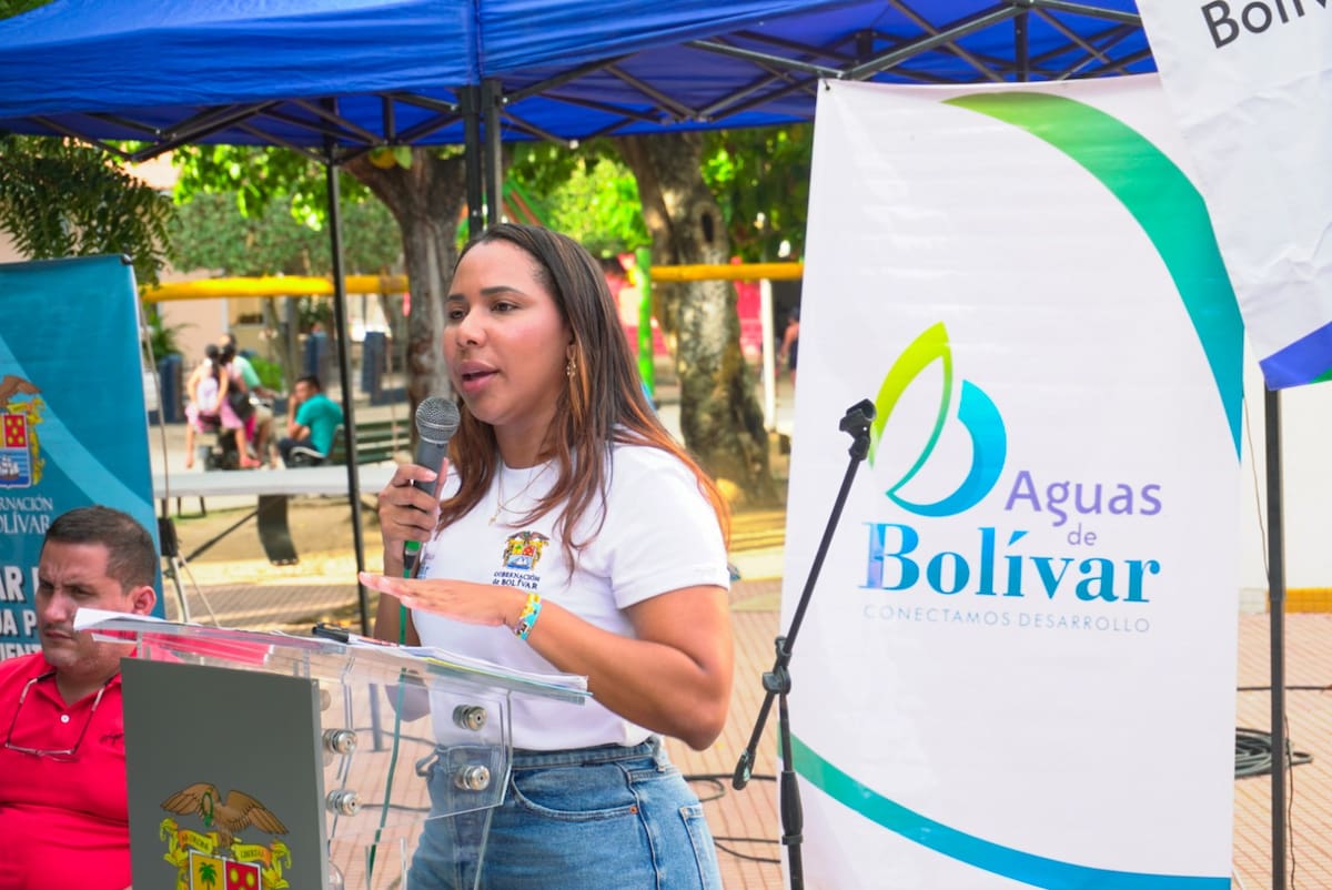 Eliana Romero Valiente, gerente de Aguas de Bolívar. // Foto: Cortesía.