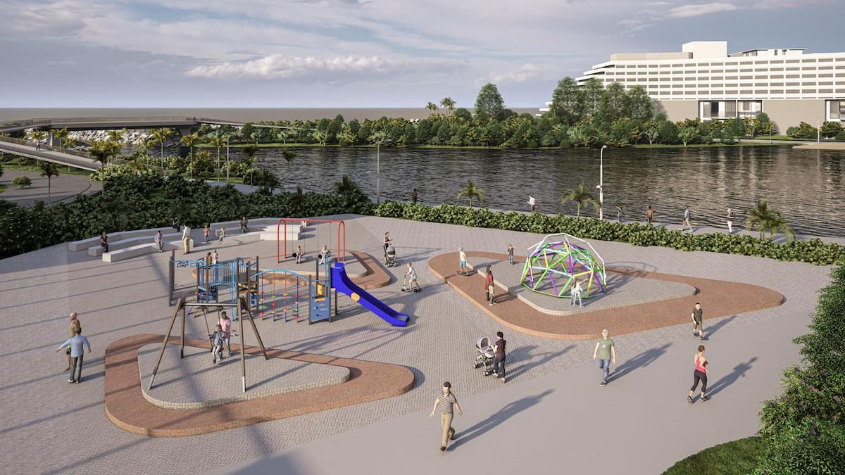 El proyecto urbanístico y paisajístico en El Laguito contempla una inversión superior a los $30 mil millones. // Foto: Cortesía - Gobernación de Bolívar.