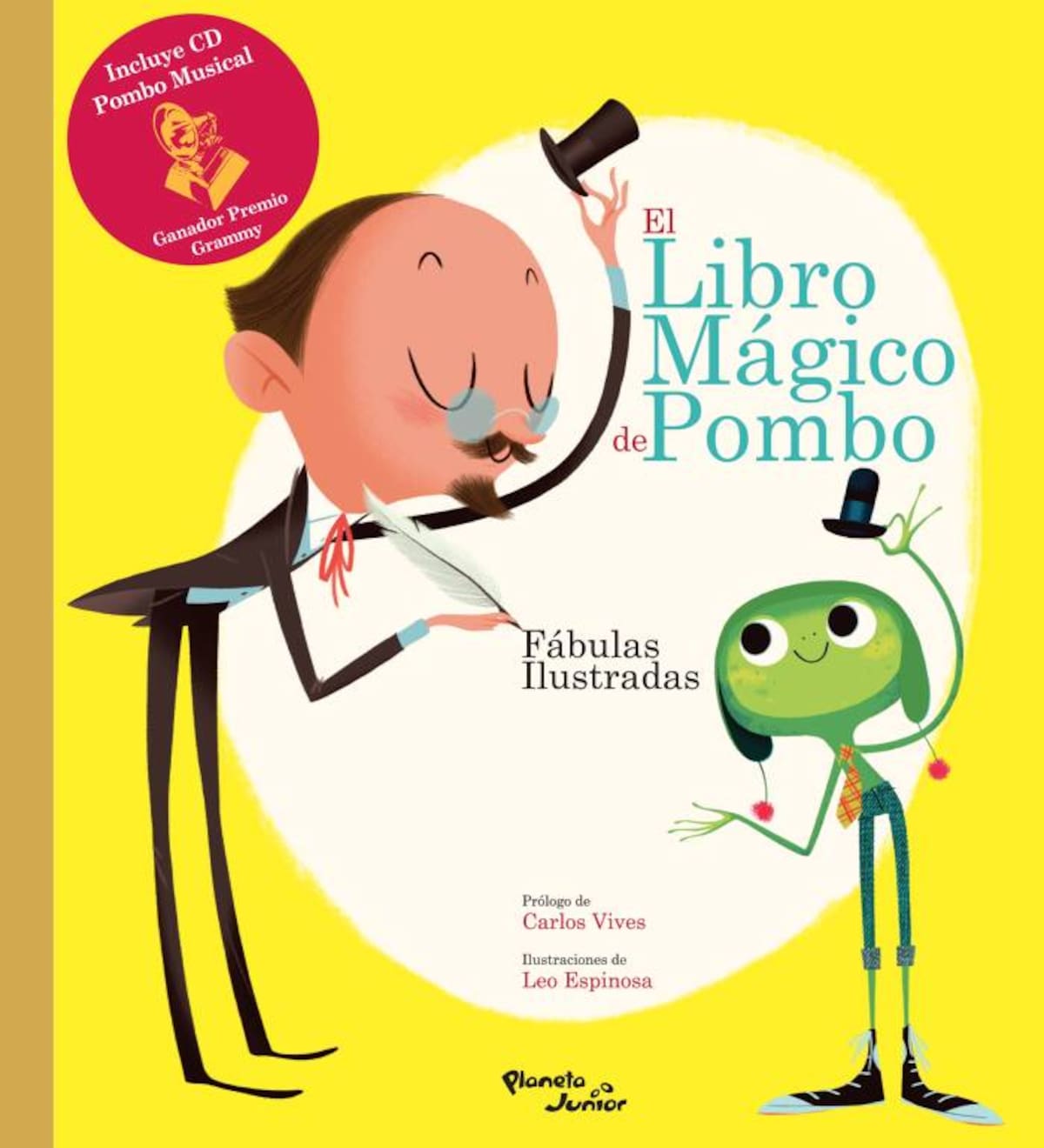 “El libro mágico de Pombo” es el bello libro con prólogo de Carlos Vives. Este año dedicado al escritor, la feria le da un destacadísimo lugar al poeta de los niños. CORTESÍA EDITORIAL PLANETA- COLPRENSA