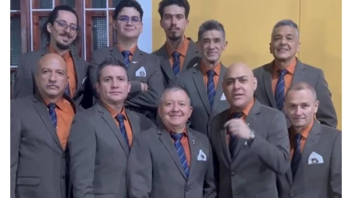La orquesta de el Loko Quintero actualmente. // IG @Ellokoquintero